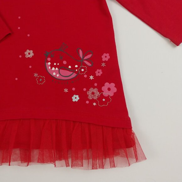 Souris Mini Red Tulle Hem Dress size 9 Months - Picture 6 of 11